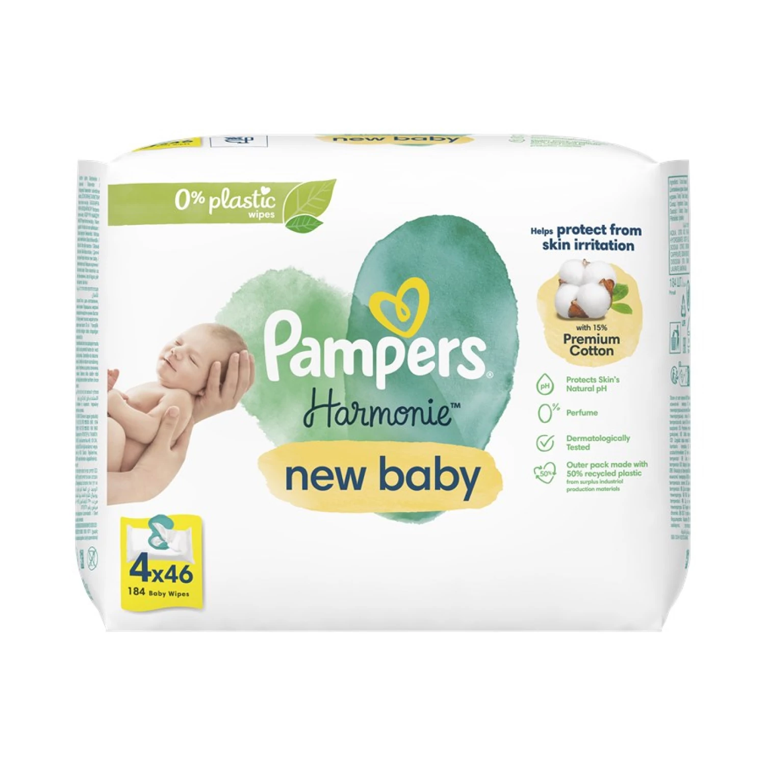 Harmonie New Baby Plastic free 4x46db popsitörlő
